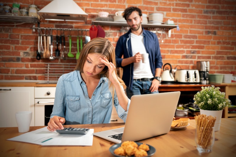 Couple Stressed Out