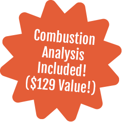 combustion analysis included ($129 value)